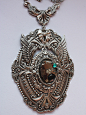 Steampunk wings pendant by Pinkabsinthe on deviantART