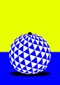 Forbidden Fruit : Minimal colour fruit study in Illustrator