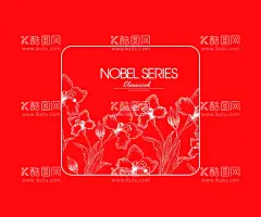 家纺被子包装  - 源文件下载【酷图网】家纺包装,被子包装,冬被,夏被,手绘花,线条花,四件套,时尚包装,