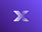 X Letter + Arrow Unused Logo Concept by Dmitry Lepisov