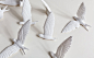 The Swallow Clock By Haoshi Design Studio | Yatzer : One swallow may not make a summer, but how about twelve? Haoshi Design Studio’s latest creation ‘The Swallow Clock’ takes decorative timepieces to new flying heights.