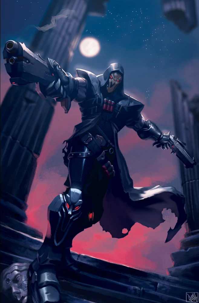 Reaper (Overwatch),Overwatch,Blizzard,Blizzard Entertainment,фэндомы ...