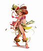 Hawaiian Dancer, Wellington Phelippe : Character Design Challenge