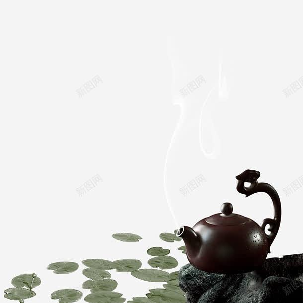 中国风水墨茶文化茶壶 设计图片 免费下载...