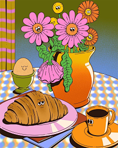墨优采集到插画绘画
