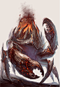 Volcano crab