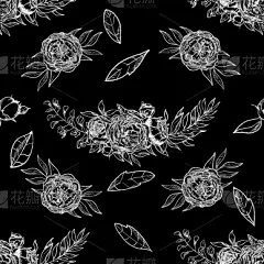 牡丹,式样,华丽的,纺织品,壁纸,植物群,婚礼,艺术品,复古,绘制