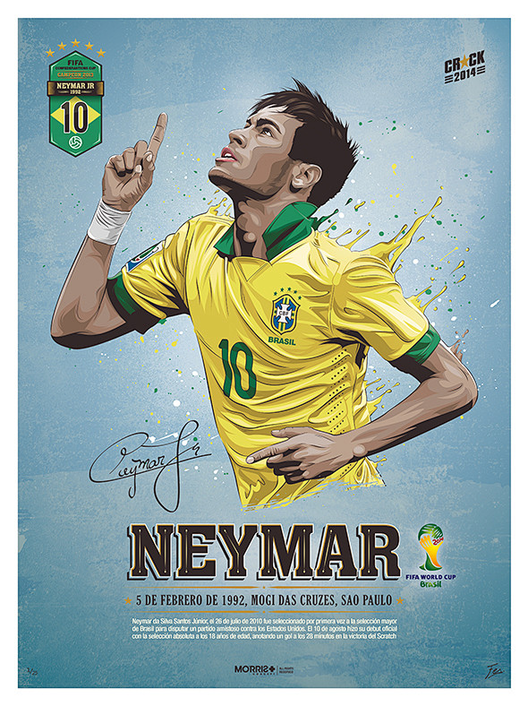 2014年世界杯：展示创意的海报和插图设...