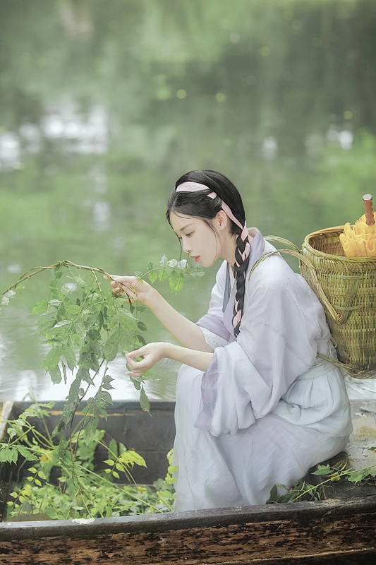 山居秋暝_人像_POCO摄影,古风,人像...