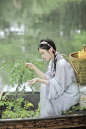 山居秋暝_人像_POCO摄影,古风,人像,我要上封面