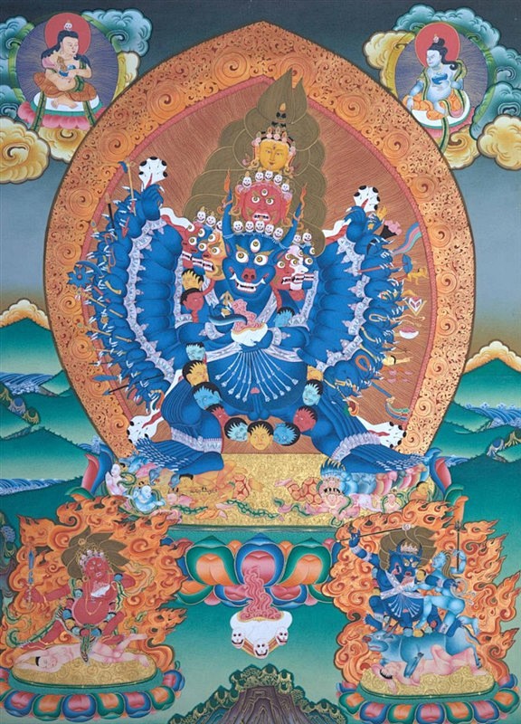 尼泊尔不丹的传世唐卡艺术