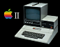 1977年1月，苹果电脑公司正式注册成为‘苹果电脑有限公司’。同年4月，Apple II在首届的西岸电脑展览会（West Coast Computer Fair）首次面世。Apple II与Apple I最大分别包括重新设计的顯示界面，把显示處理核心整合到记忆体中，这有助於显示简单的文字，图像，甚至彩色显示。而且有一个改良的外壳和键盘。Apple II在电脑界被广泛誉为缔造家庭电脑市场的产品，到了1980年代已售出数百万部。Apple II家族产生了大量不同的型号，包括Apple IIe和IIgs，这两款