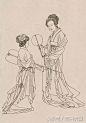 120张白描绣像人物图集