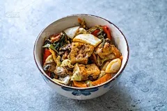 豆豉青菜豆腐。