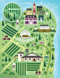 An illustrated map of Niagara wineries. blameyourbrother.com: