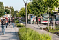 Sidewalk in the Mermoz sector of Lyon, France by Gautier+Conquer Architectes. Click image for full profile & visit the slowottawa.ca boards >> http://www.pinterest.com/slowottawa/