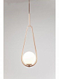 Kare Design Lampa Wisząca Loop Miedziana - 60246