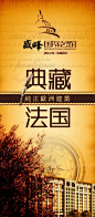 盛峰国际公馆吊旗复古地产系列广告