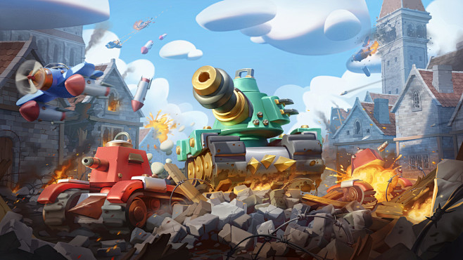 Tank Wars Toon, Seba...