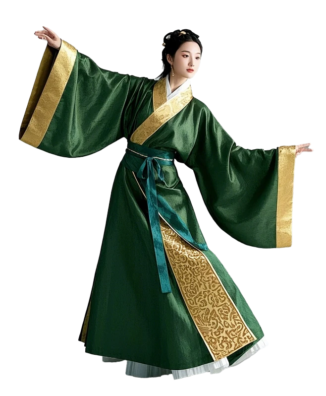 战国，汉服，战国袍仕女03-花瓣网