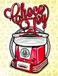 Chocovintage on Behance #色彩# #字体# #素材# #排版#