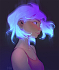 #公众号：星期五治愈星球，更多美图等你来#lustrous, Lois van Baarle : just a glowy painting.