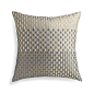 Nikolai 18" Pillow with Feather-Down Insert | Crate and Barrel