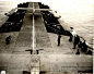 Scouting Piper Cubs launch from a ship, Europe 1945