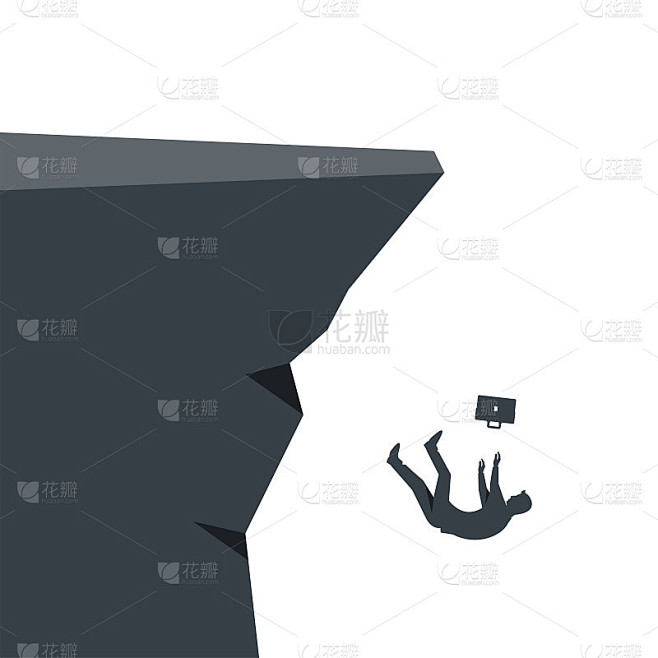 一个商人坠入深渊的剪影