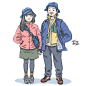 OUTFIT ILLUSTRATION # 01 on Behance