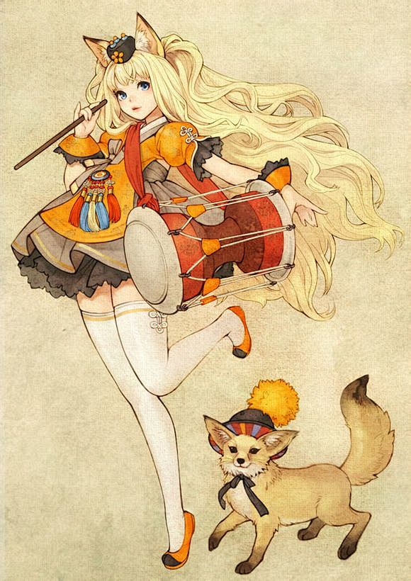 【福利】日系韩系各种系动漫唯美插画_ps...
