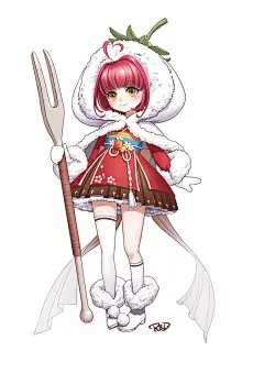 同人图 插画 壁纸 | 草莓红豆大福 | 半次元-第一中文COS绘画小说社区