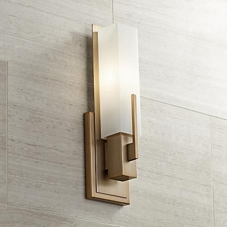 A modern wall sconce...