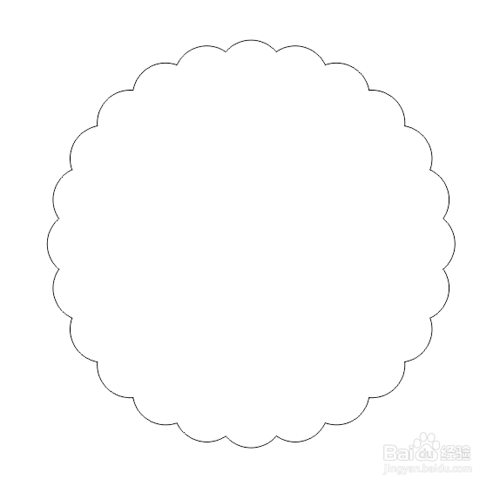 cdr（CorelDRAW）怎么画波浪圆