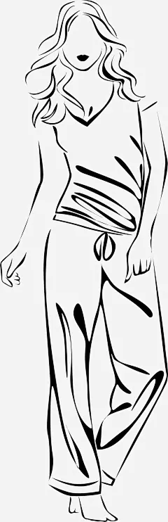 手绘线描时尚女性人物矢量图图标高清素材 剪影 动漫人物 女性 女性人物 插画人物 时尚女人 时尚性感 美女 美女模特 职业美女 矢量图 免抠png 设计图片 免费下载