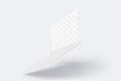 电脑样机素材 Clay MacBook Mockup, Floating