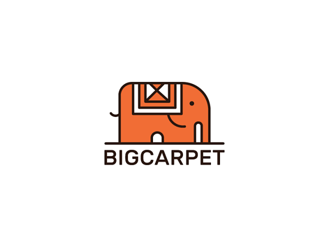 Big Carpet orange bi...