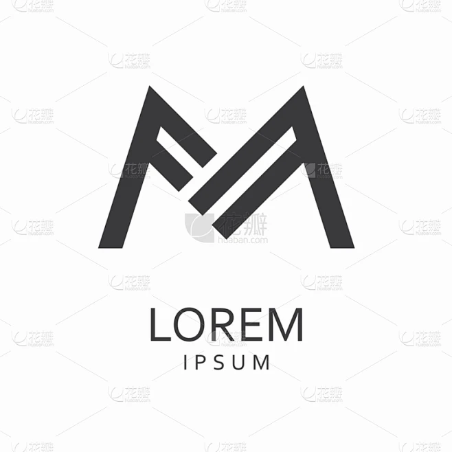 品牌名称,英文字母M,图标,商务,文字,几何形状,字母,字母表次序,信函,装饰素材-花瓣网