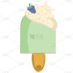 搞笑矢量冰淇淋