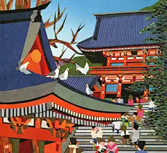 日本纸拼贴艺术