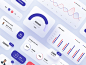 Soft Dashboard UI Cards Desing代理Web Desgin Web开发Web设计共享传播爱最小的软访问联系Redlio Redliodesigns前端uiux ux ui ui仪表板设计ui