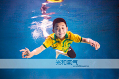 光和氧气时尚儿童摄影采集到水中童话