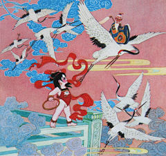 陈香露白露采集到国潮插画