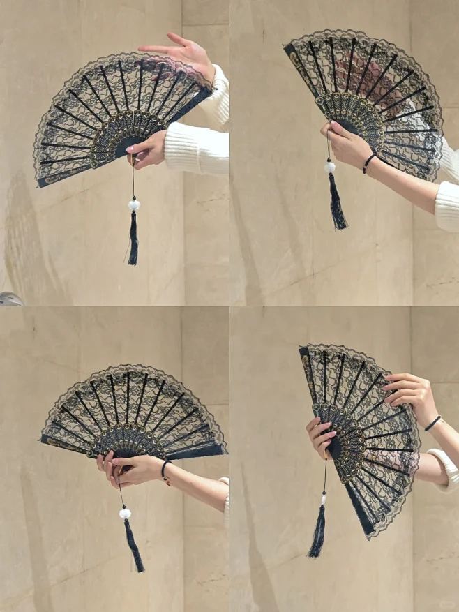 握扇子手部动作参考 - 小红书-花瓣网