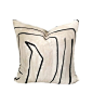 Kelly Wearstler Graffito Pillow Cover in Linen Onyx, Decorative Pillow Cover, Throw Pillow, Lumbar Pillow, Accent Pillow, Home Decor by DEKOWE on Etsy https://www.etsy.com/listing/504416932/kelly-wearstler-graffito-pillow-cover-in