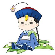 【侵刪】#诶？捡到一个小僵尸#插画#手绘#萌物#头像#粽子节快乐！ @虽虽酱