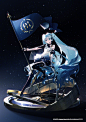 Rella绘制初音未来15周年STAR主题纪念... 来自少年JUMP吧 - 微博