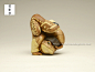 Breakin’ at the swamp side : Breakin’ at the swamp side,現代根付,Contenporary Netsuke,狛,Koma