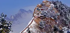 山上师庙淘宝海报背景banner高清素材 山 庙 建筑 摄影 树 海报banner 风景 背景 设计图片 免费下载
