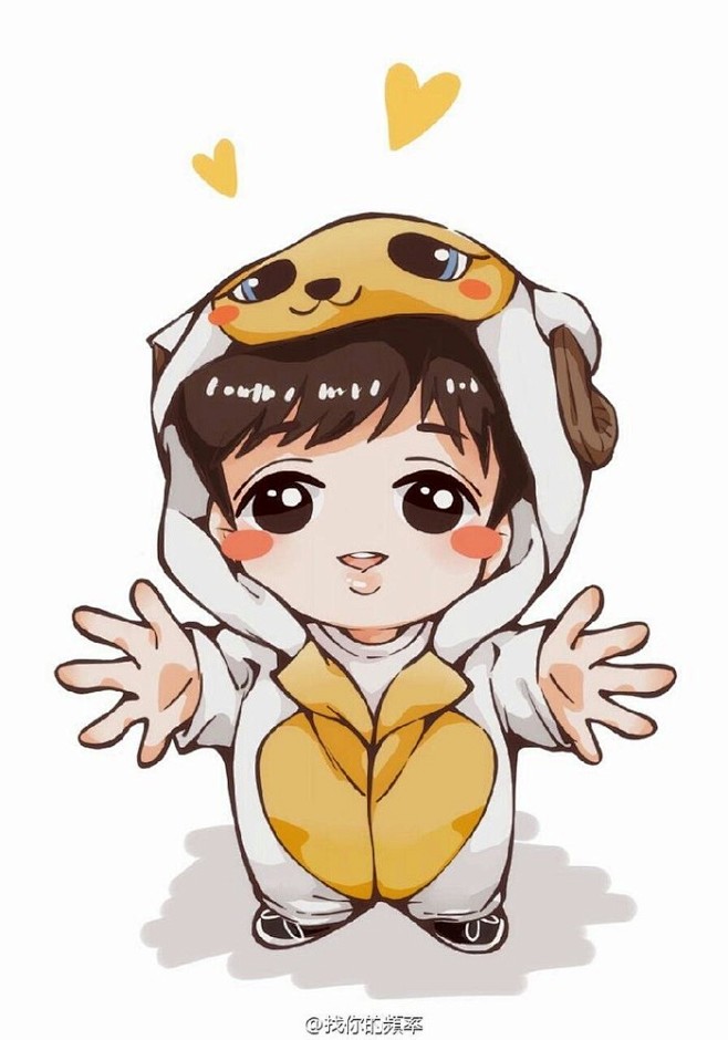 张艺兴q版老九门手绘二月红二爷